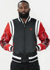 F1025 Lotus Reversible Souvenir Jacket - Black/Red