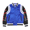 F1025 Lotus Reversible Souvenir Jacket - Royal/Black