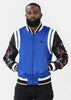 F1025 Lotus Reversible Souvenir Jacket - Royal/Black