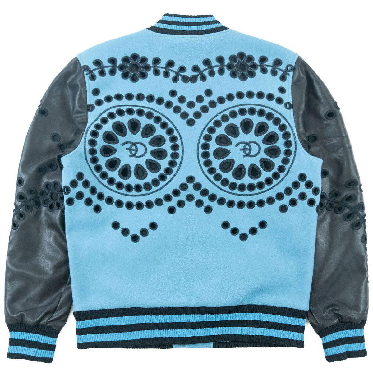 F1060 Cashay Wool Varsity Jacket - Blue