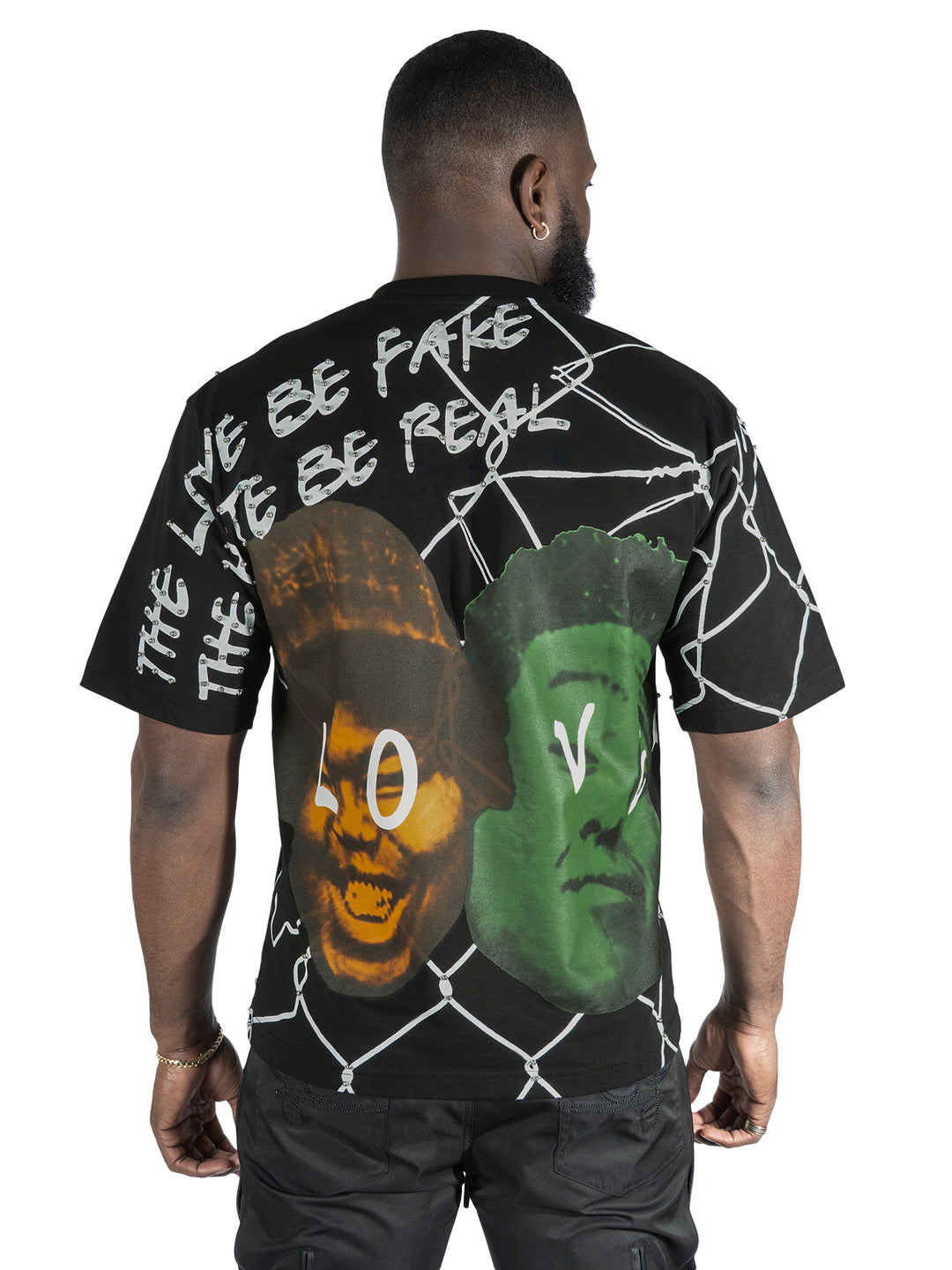 F124 Crew Love Tee - Black