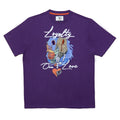 Makobi F134 Loyalty Over Love Tee in Purple