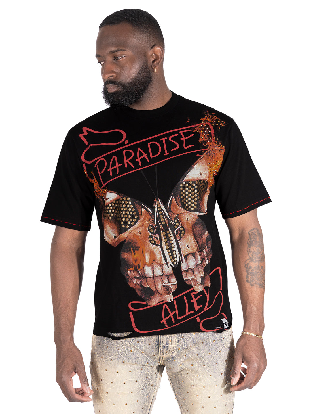 F139 House of Saints Boxed Tee - Black