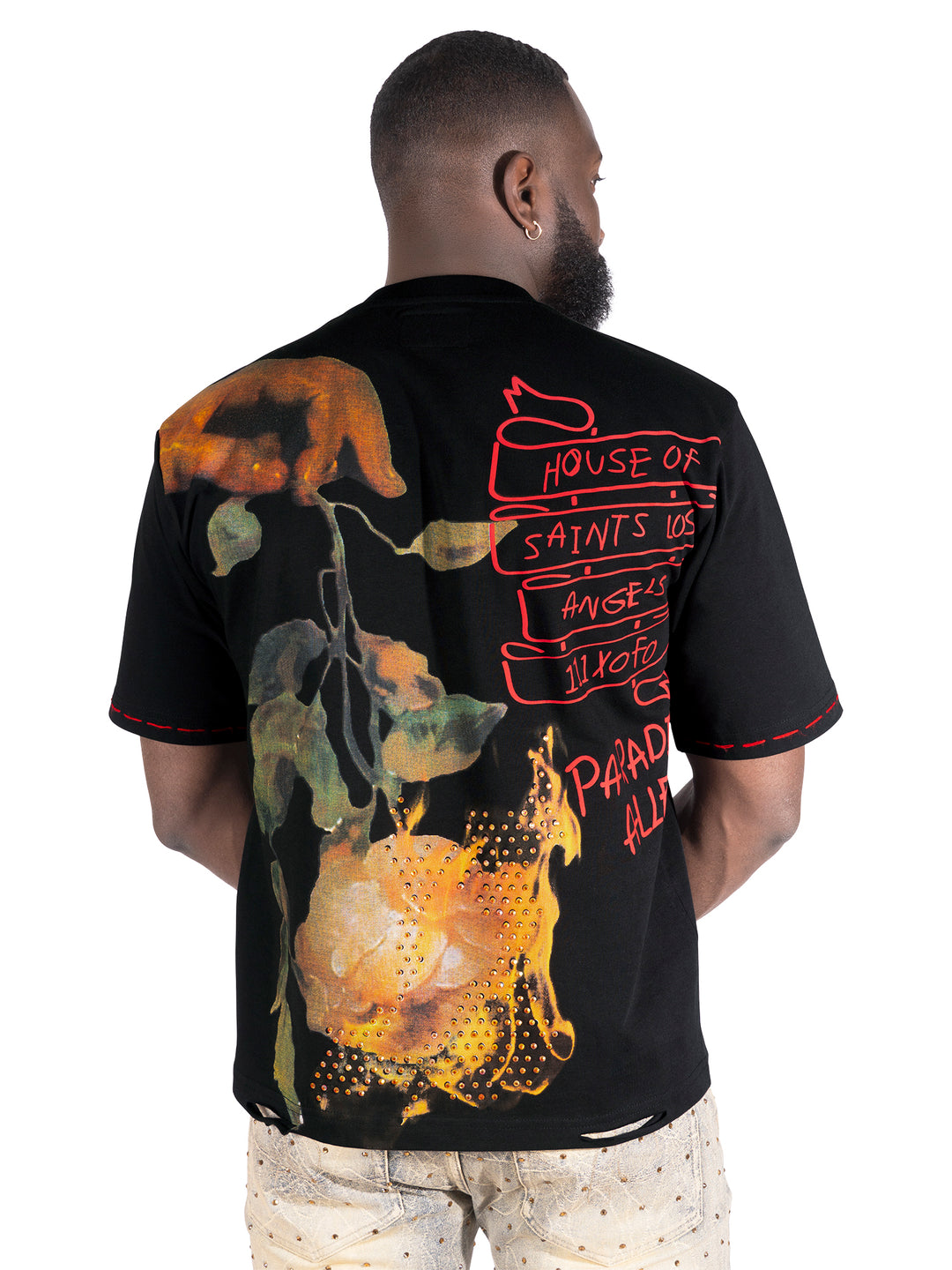 F139 House of Saints Boxed Tee - Black