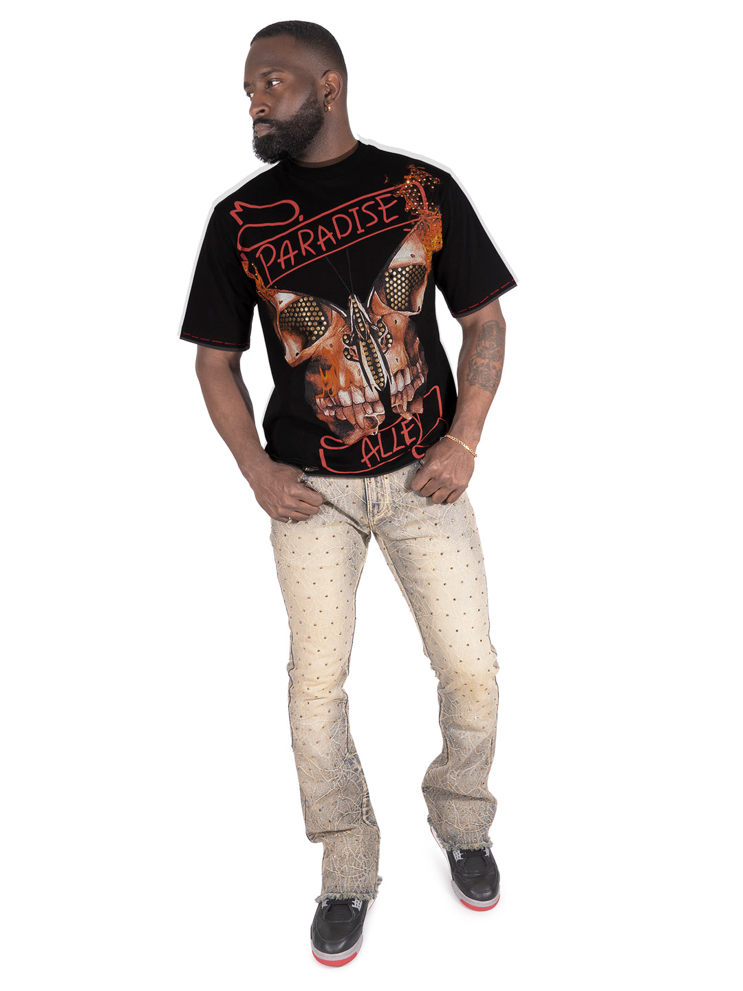 F139 House of Saints Boxed Tee - Black