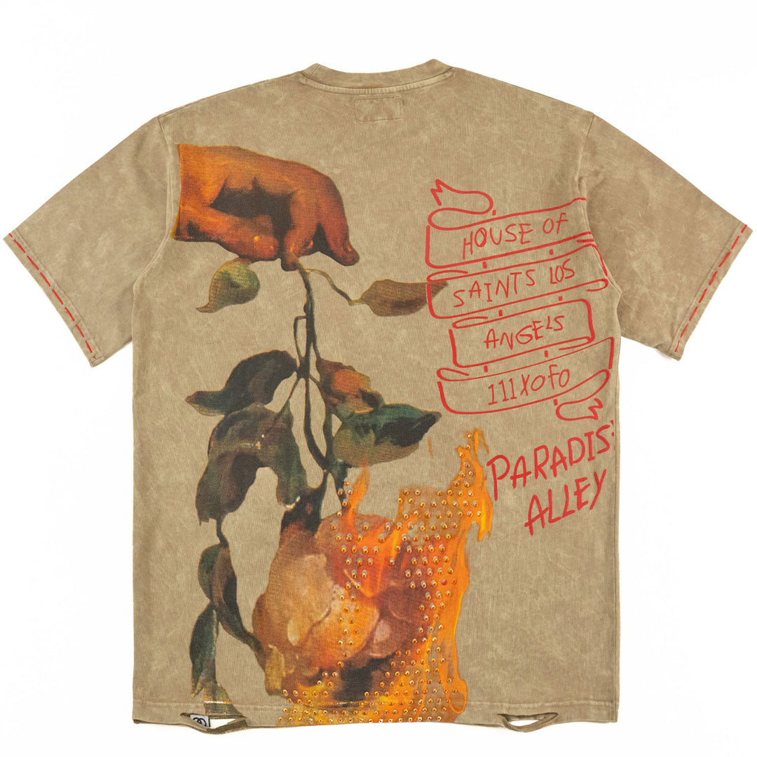 F139 House of Saints Boxed Tee - Mocha