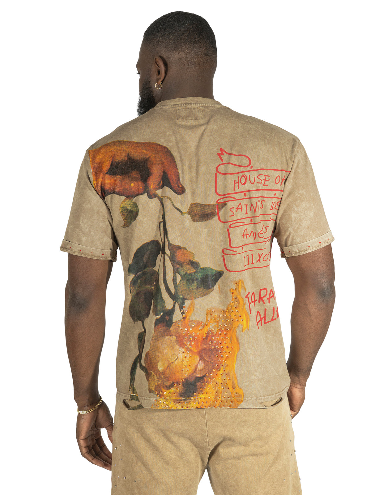 F139 House of Saints Boxed Tee - Mocha