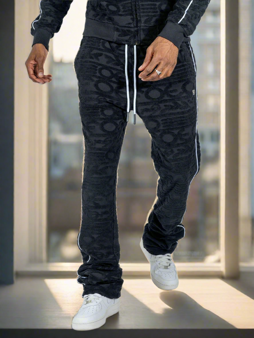 ست هودی تله و صحرایی F5725 - مشکی