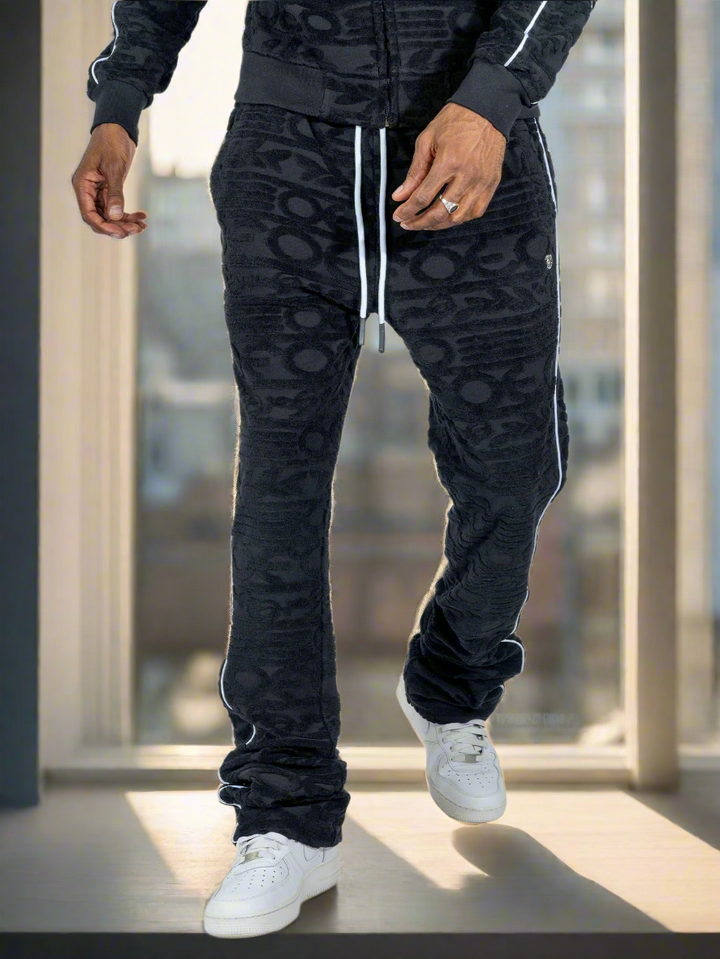 ست هودی تله و صحرایی F5725 - مشکی