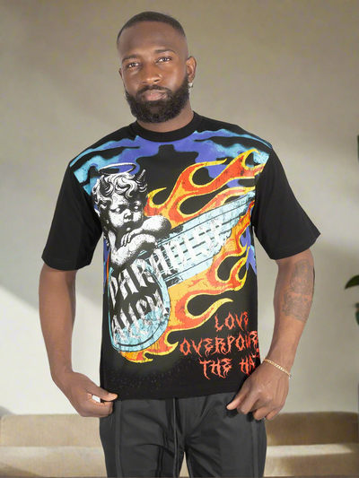 Tee | F169 Fake Love - Black