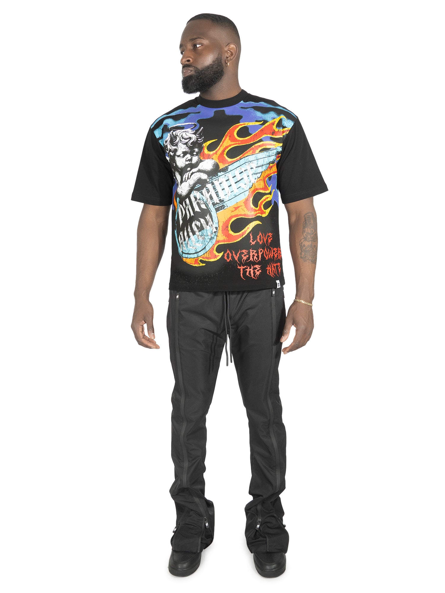 Tee | F169 Fake Love - Black