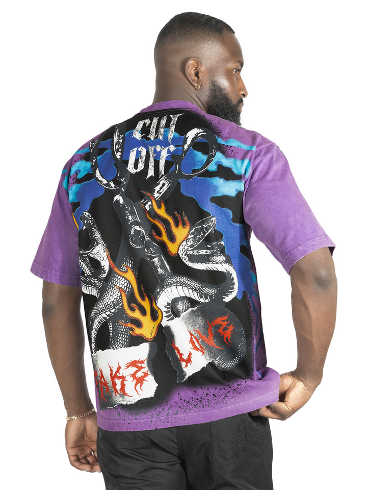 Tee | F169 Fake Love - Purple