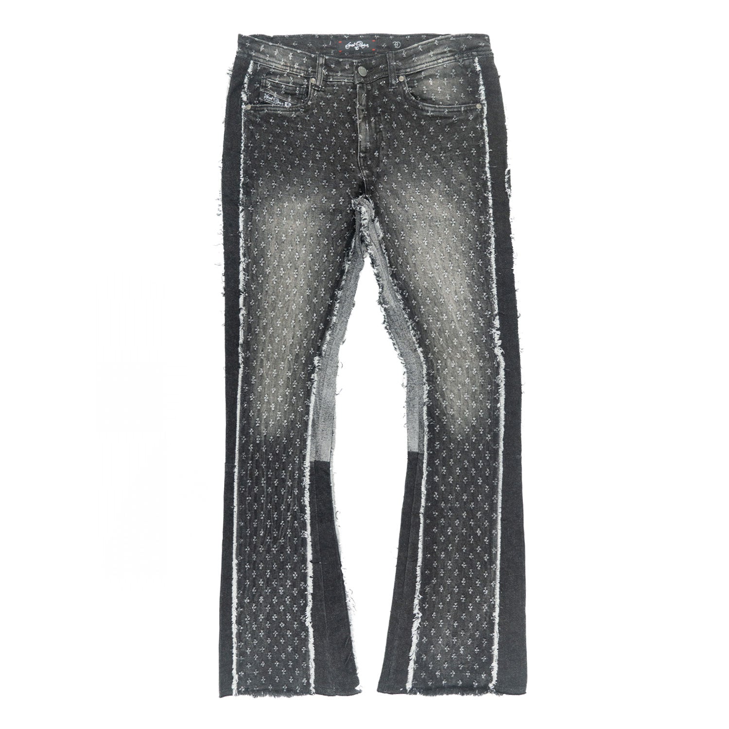 F1702 Phalon Stacked Jeans - Black