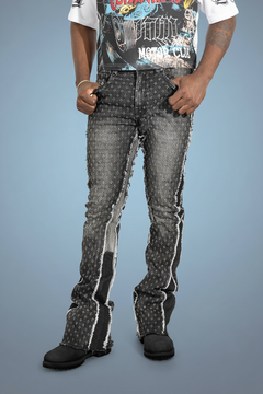 F1702 Phalon Stacked Jeans - Black