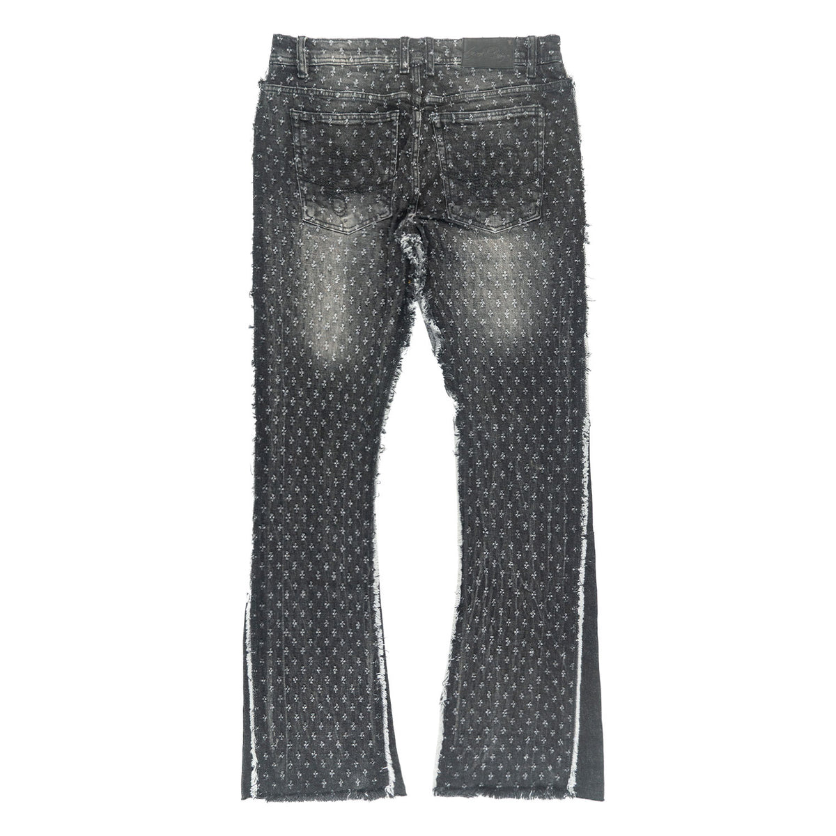 F1702 Phalon Stacked Jeans - Black