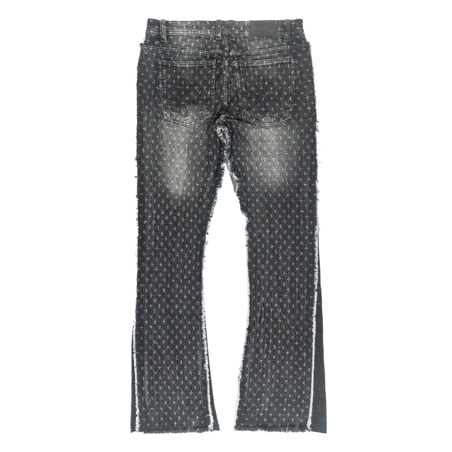 F1702 Phalon Stacked Jeans - Black
