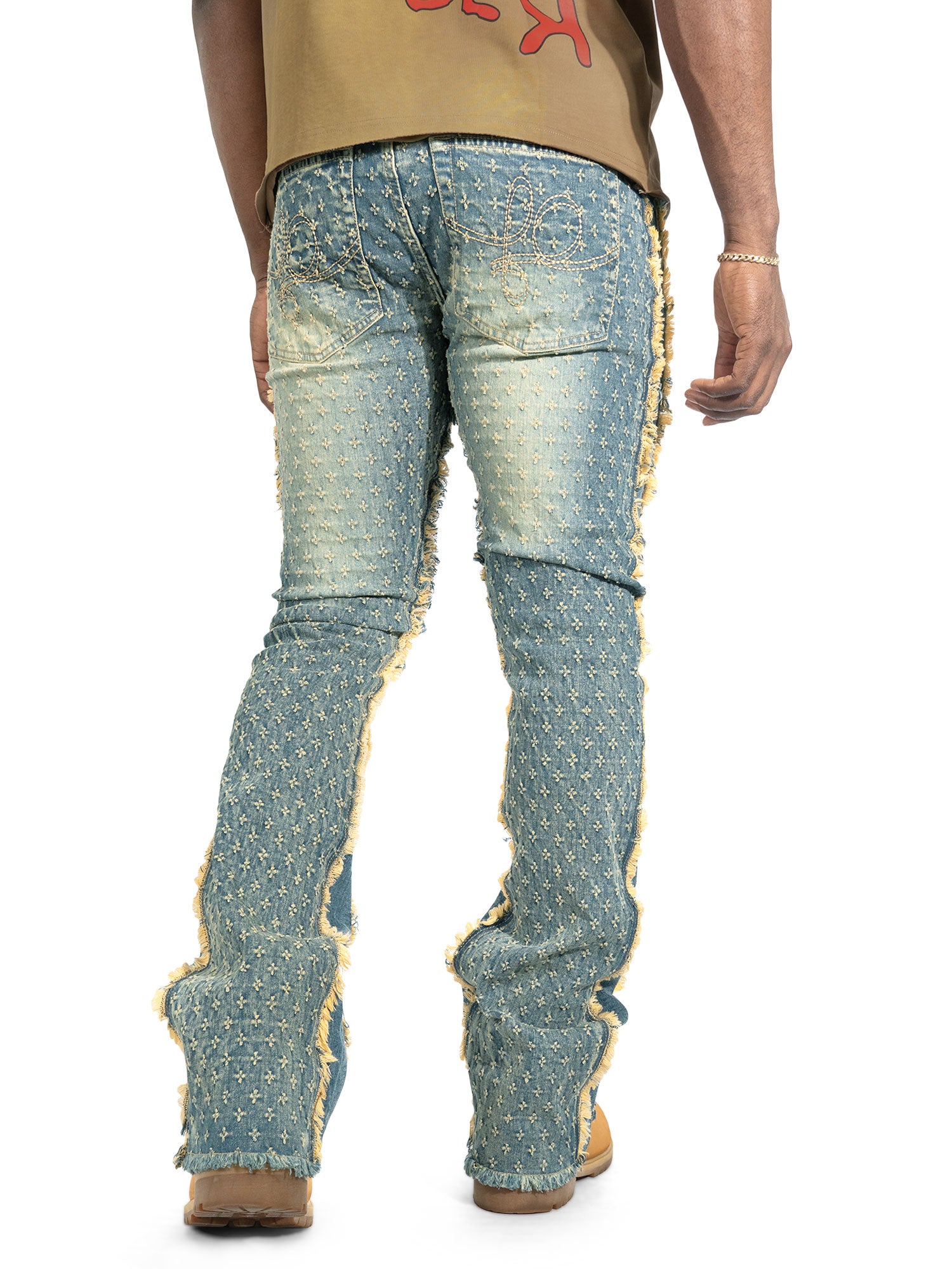 F1702 Phalon Stacked Jeans - Dirt