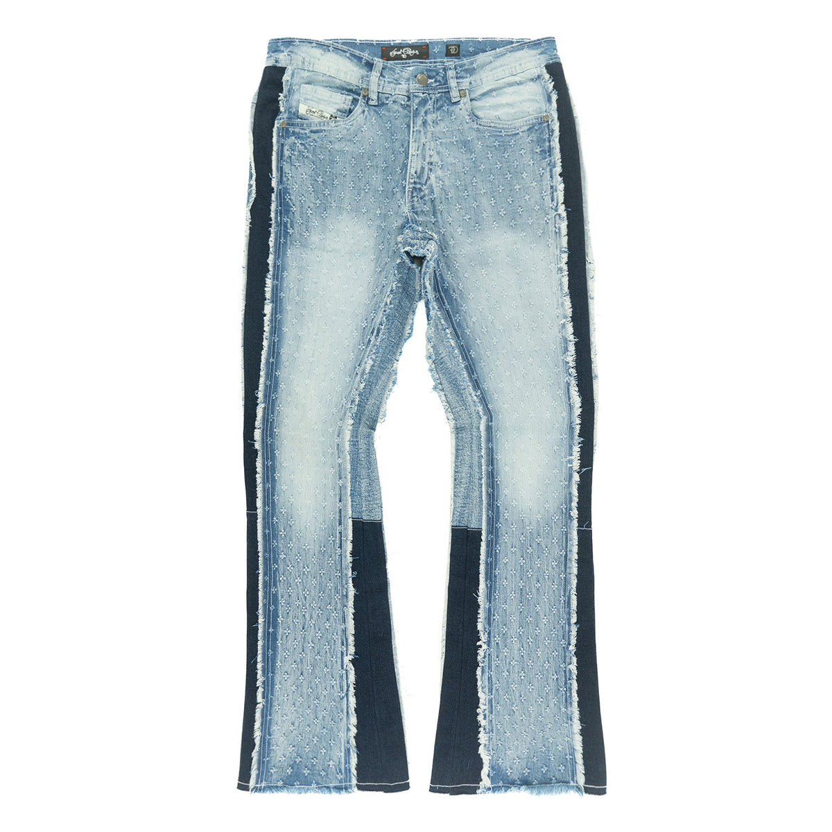 F1702 Phalon Stacked Jeans - Light Wash