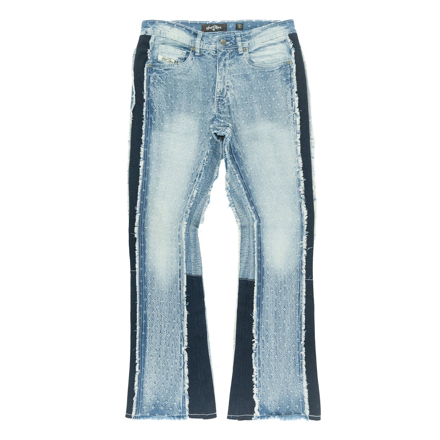 F1702 Phalon Stacked Jeans - Light Wash