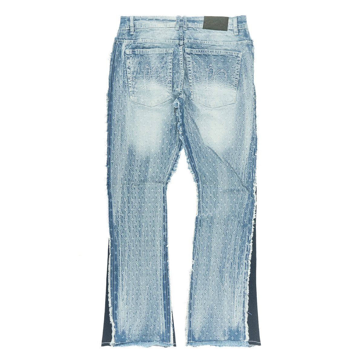 F1702 Phalon Stacked Jeans - Light Wash