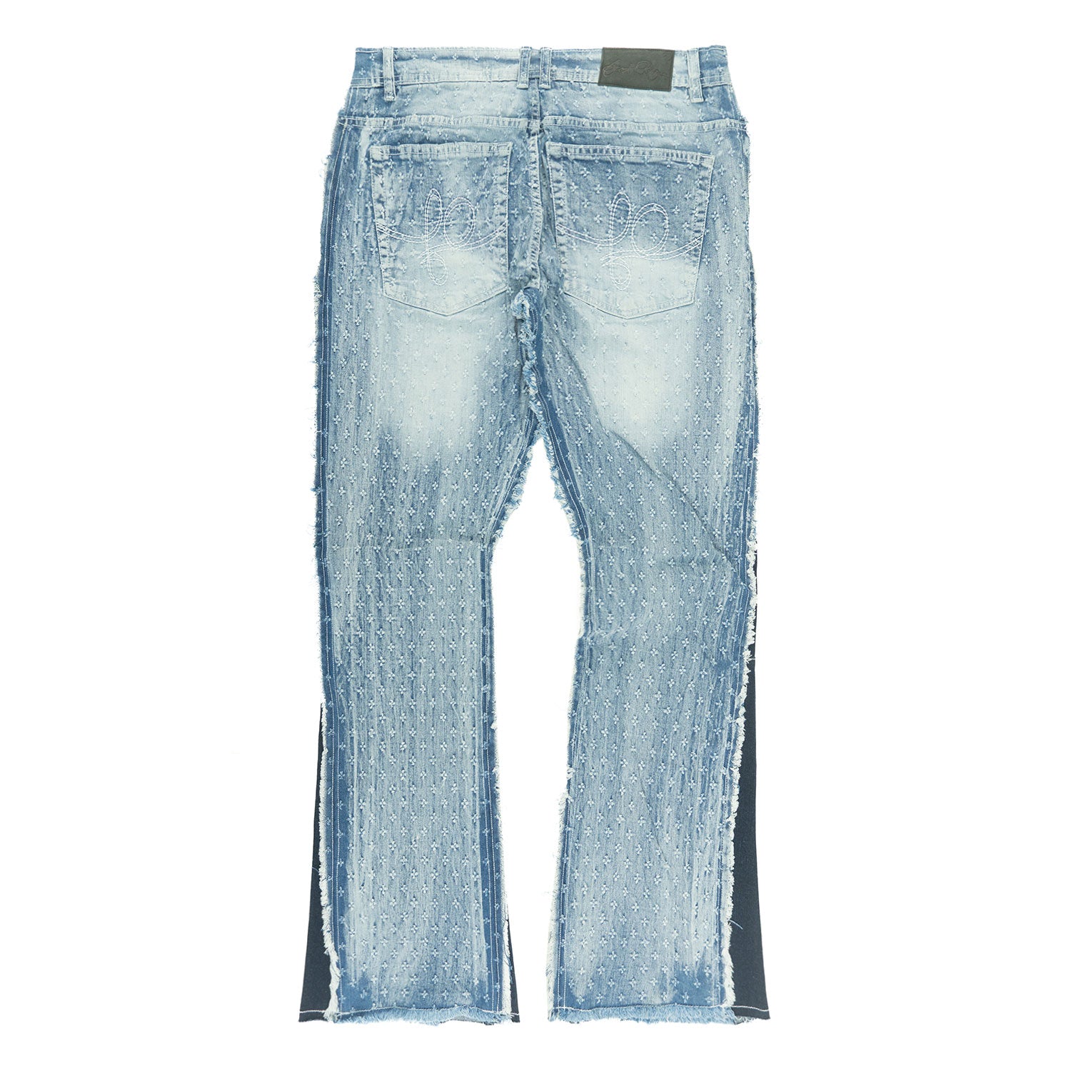 F1702 Phalon Stacked Jeans - Light Wash