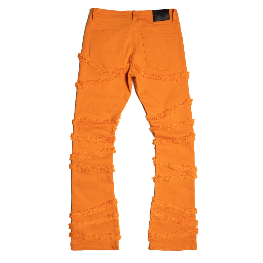 F1705 Leon 36" Stack Jeans - Orange
