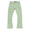 F1705 Leon 36" Stack Jeans - Light Olive