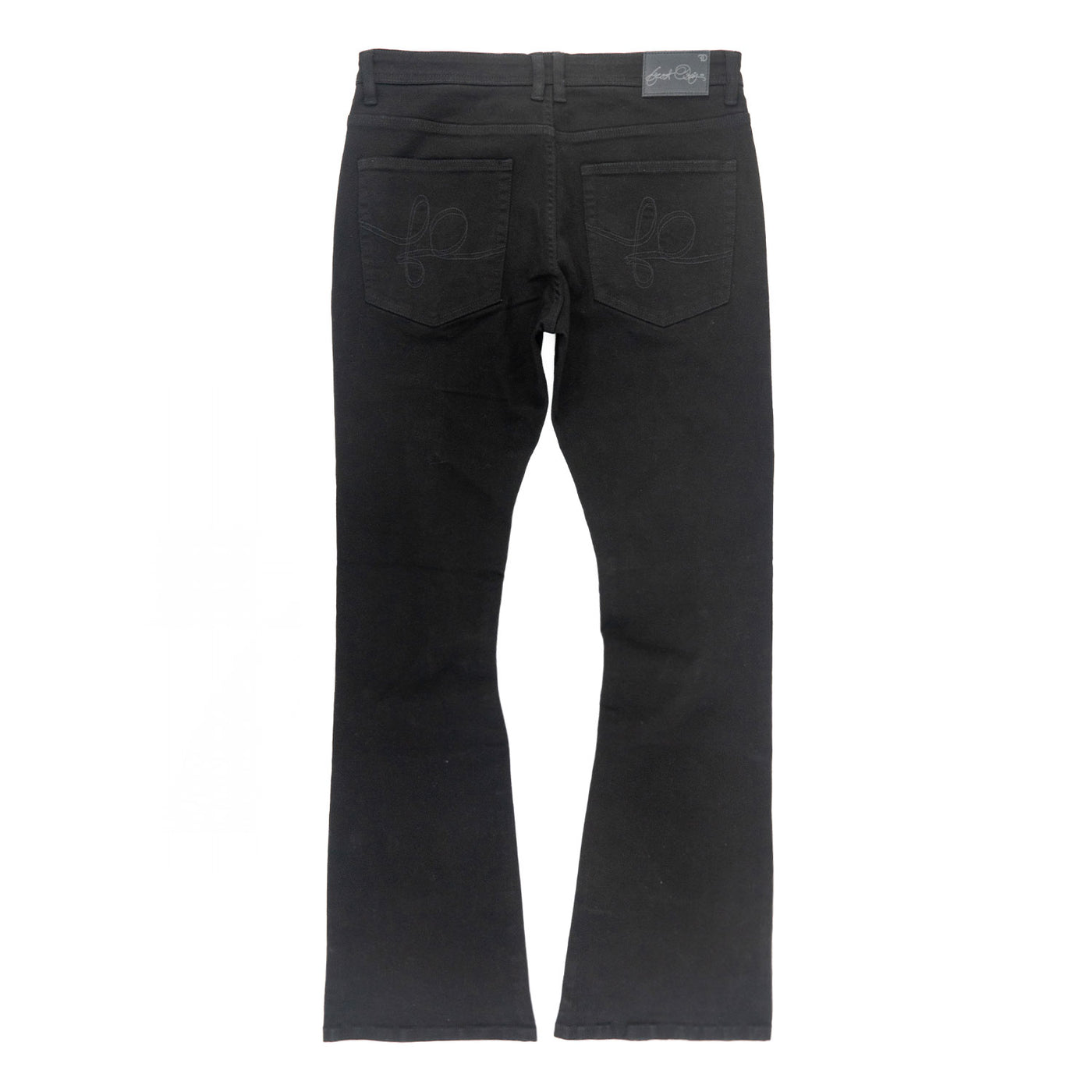 Jeans | F1712 Alono Stacked Jeans - Black-Black