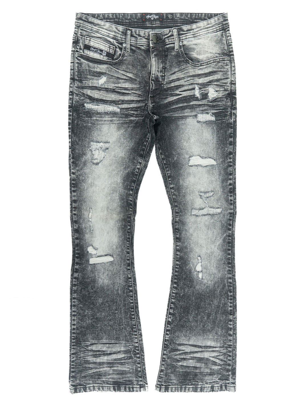 Jeans | F1712 Alono Stacked Jeans - Black Wash