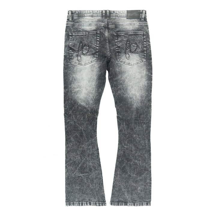 Jeans | F1712 Alono Stacked Jeans - Black Wash