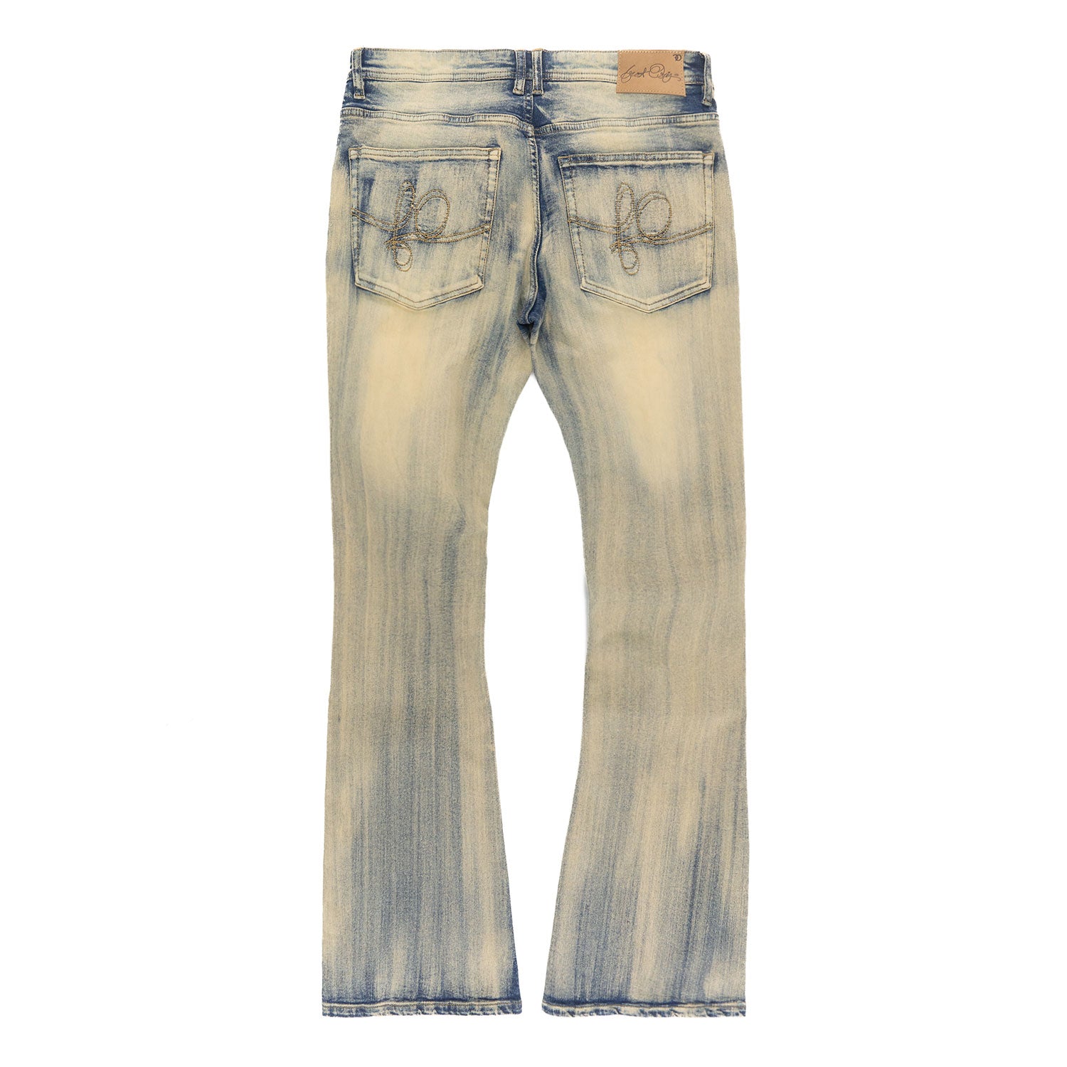 Makobi F1712 Alono Stacked Jeans in Dirt, view 6