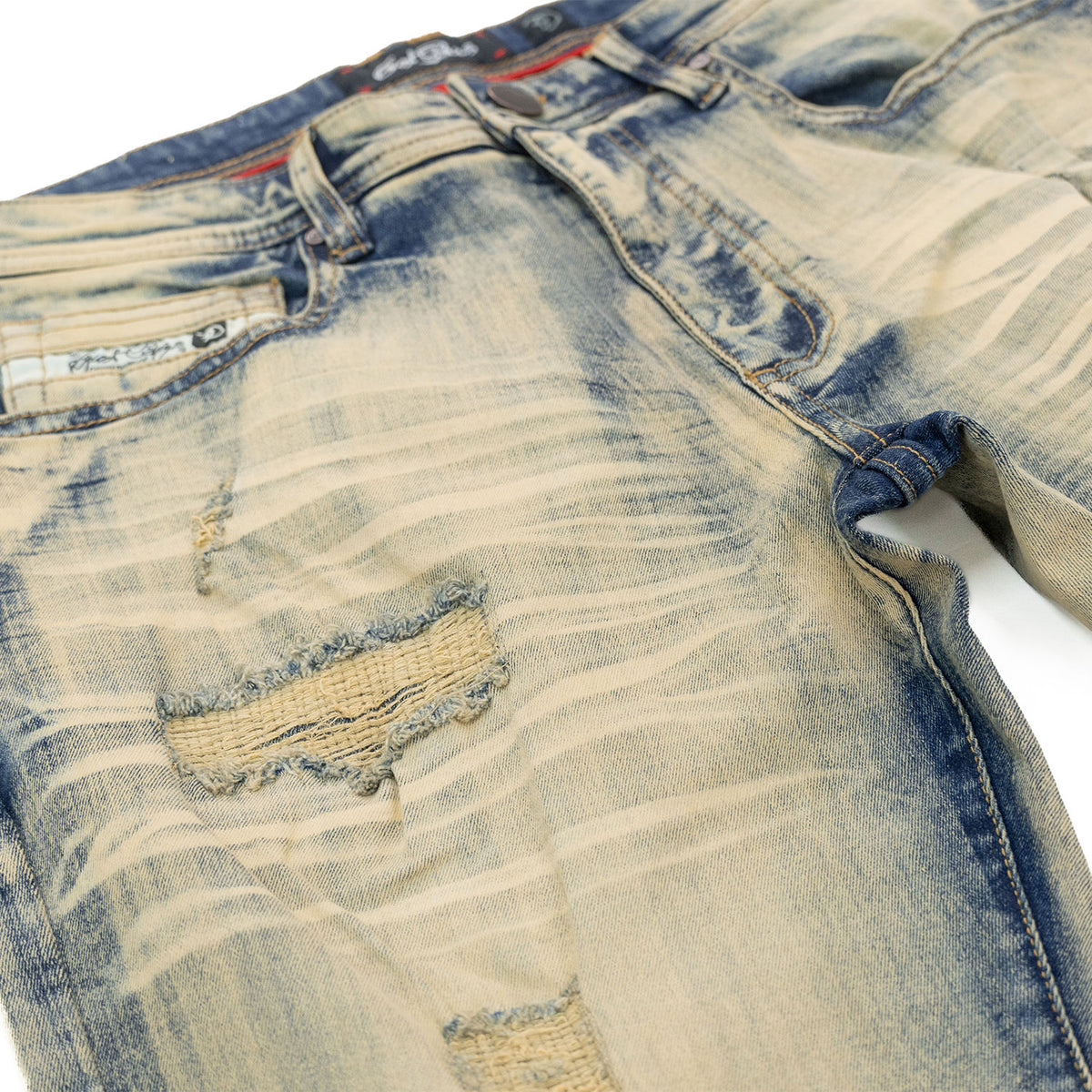 Makobi F1712 Alono Stacked Jeans in Dirt, view 5
