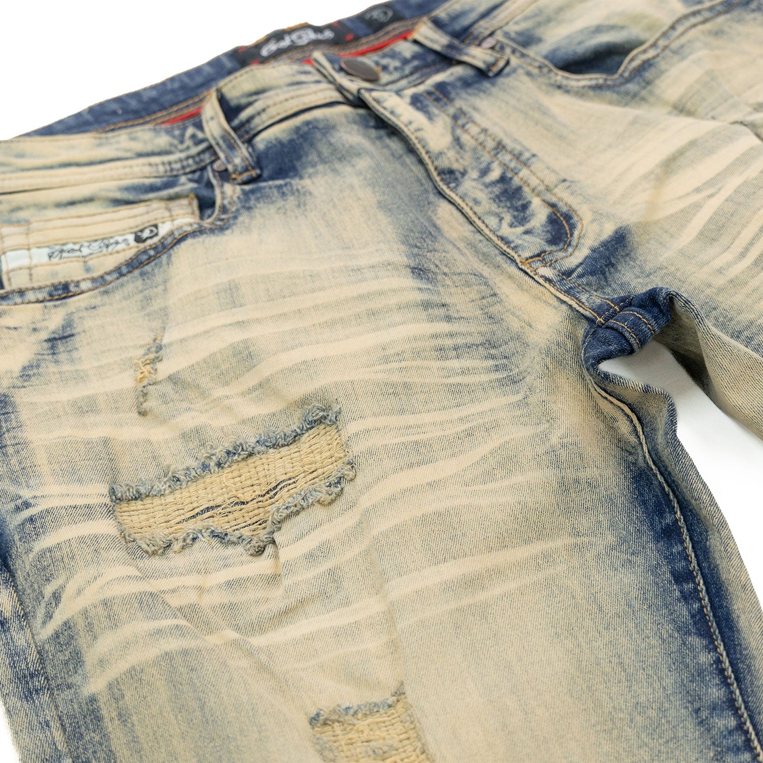 Makobi F1712 Alono Stacked Jeans in Dirt, view 5