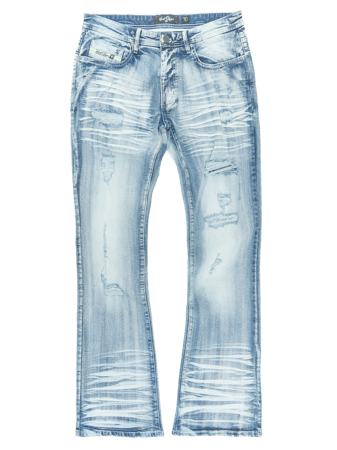 Jeans | F1712 Alono Stacked Jeans - Light Wash