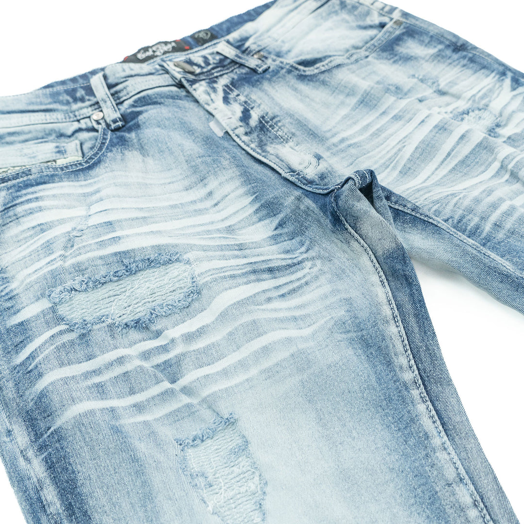 Jeans | F1712 Alono Stacked Jeans - Light Wash