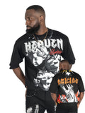 Makobi F171 Crop Heaven Saint Tee in Black