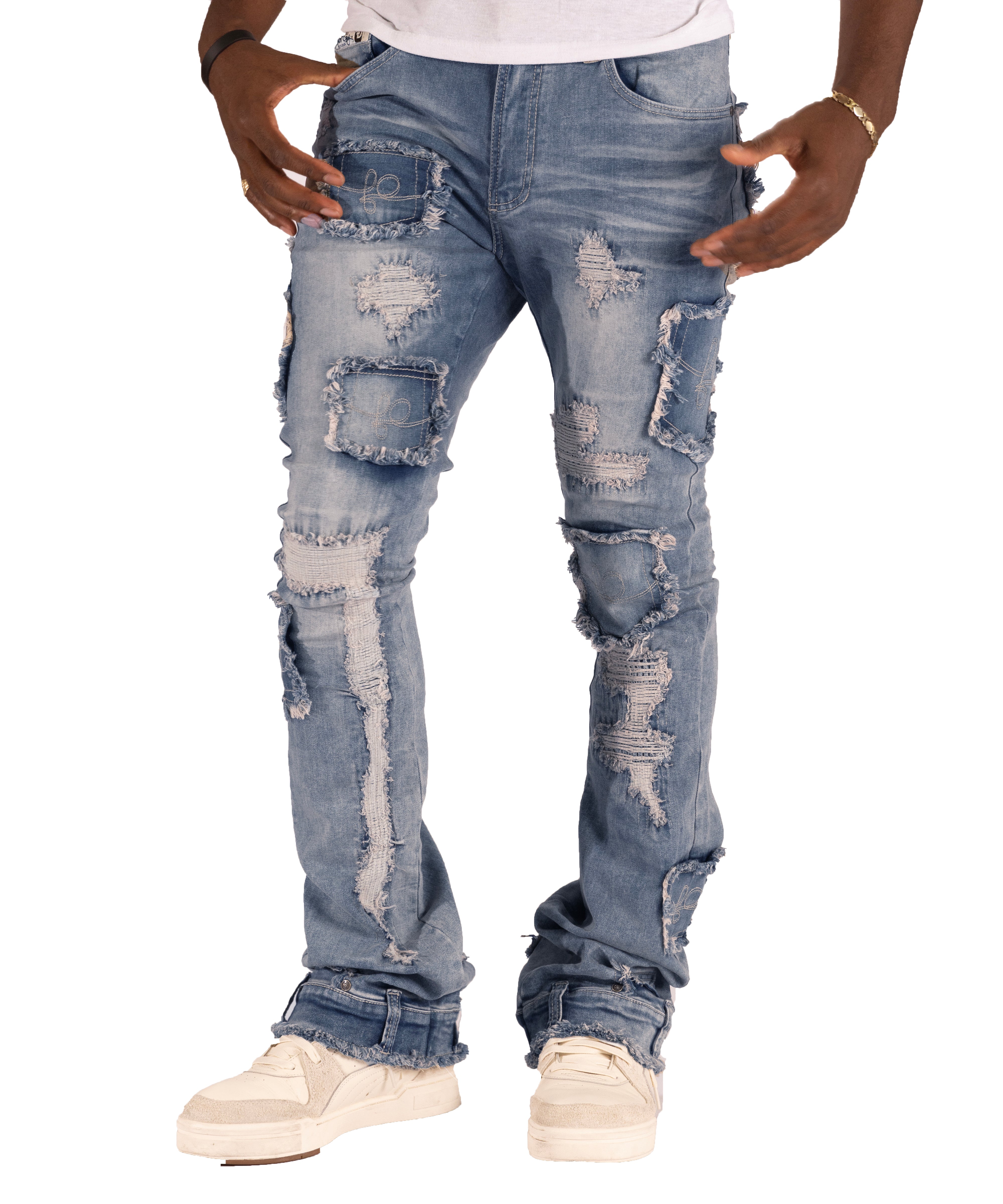 F1721 Rackade Stacked Jeans - Dirt