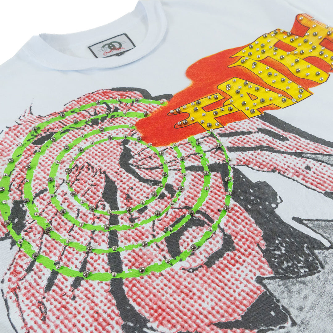 F172 Walk By Faith Box Tee - White