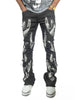 F1731 Zerrelly Stacked Jeans - Black