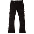 Makobi F1732 Cashay Stacked Jeans in Black