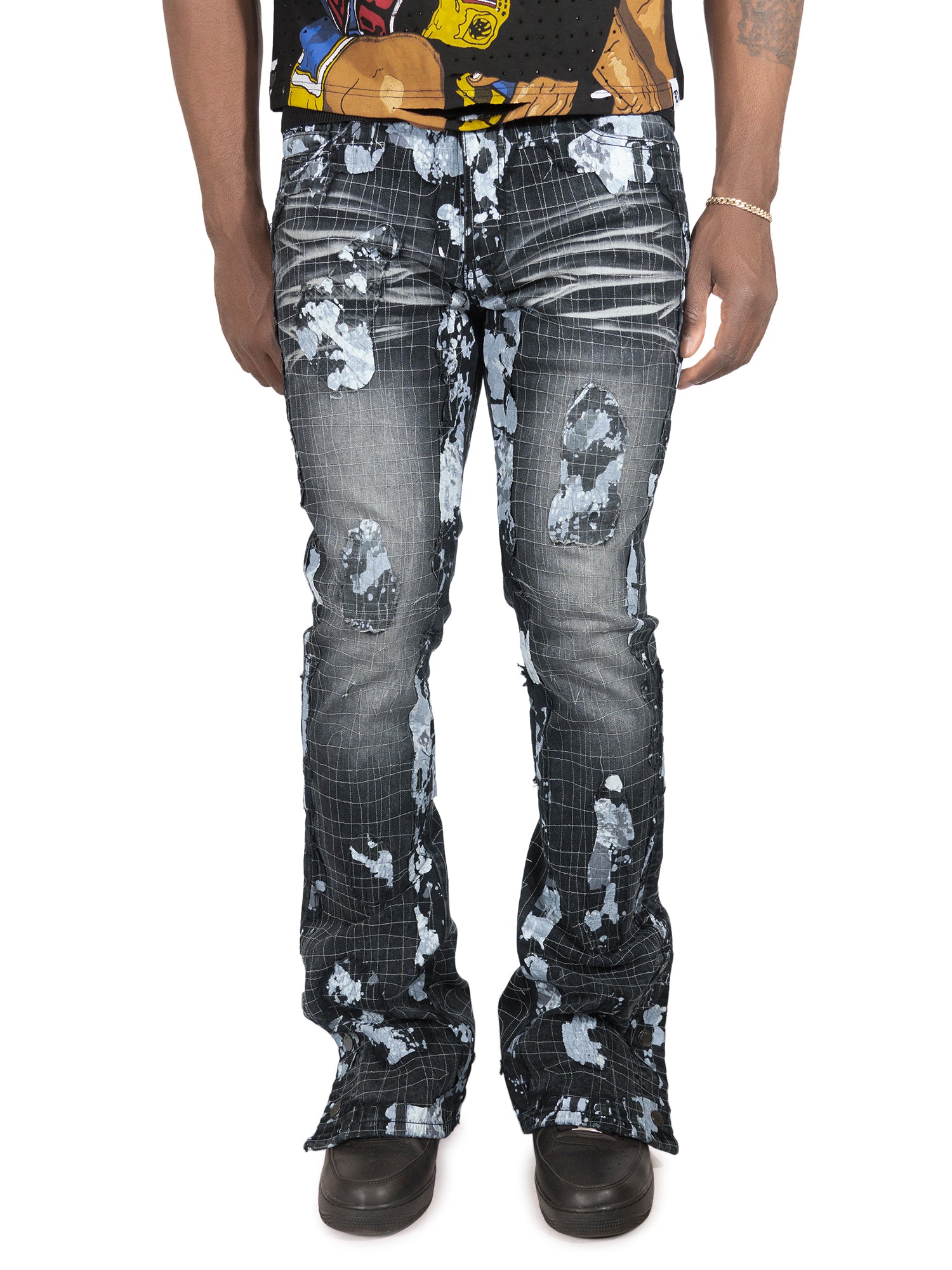 F1733 Amoto Stacked - Black