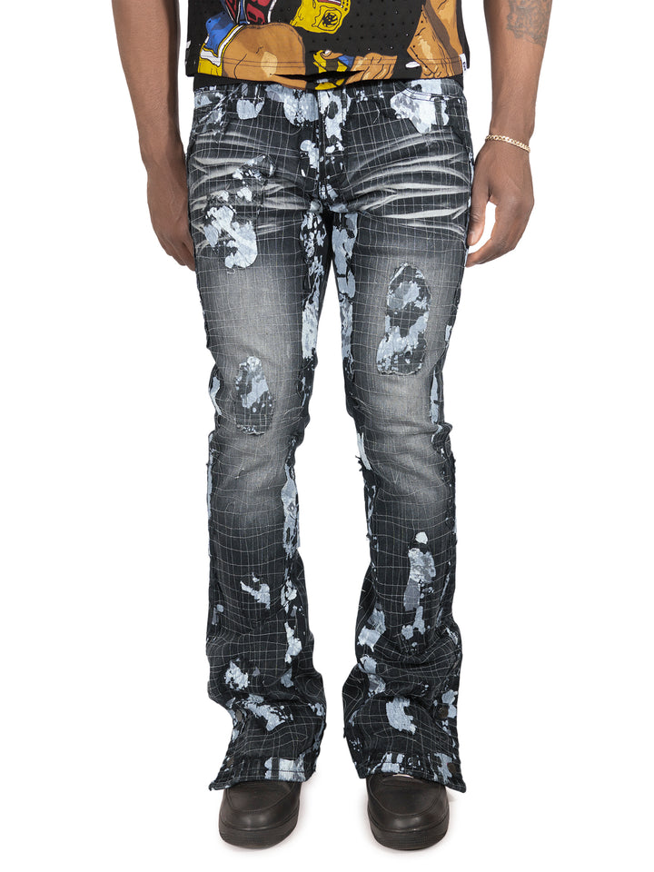 Jeans | F1733 Amoto Stacked - Black