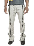 F1736 Zerelly Nylon Stacked Pants - Gray