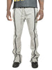 F1736 Zerelly Nylon Stacked Pants - Gray