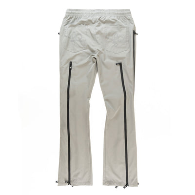 Pants | F1736 Zerelly Nylon Stacked Pants - Gray