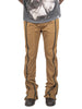 F1736 Zerelly Nylon Stacked Pants - Mocha