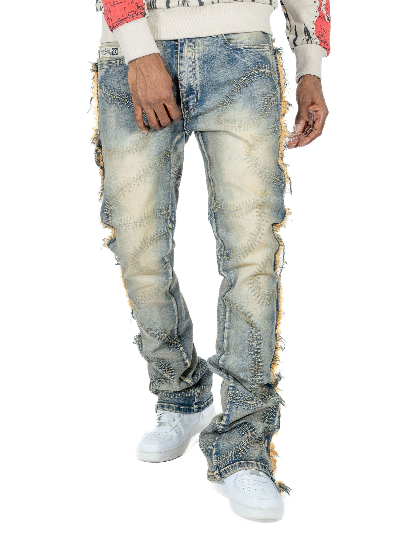 F1737 Cashay 2024 Stacked Jeans -  Dirt