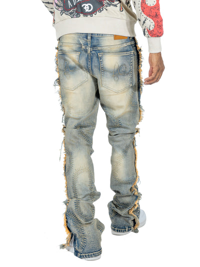 F1737 Cashay 2024 Stacked Jeans -  Dirt