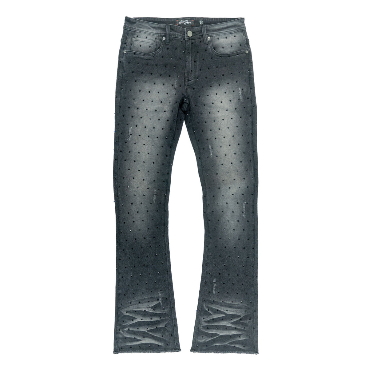 F1746 Amoto Stacked Pants - Black
