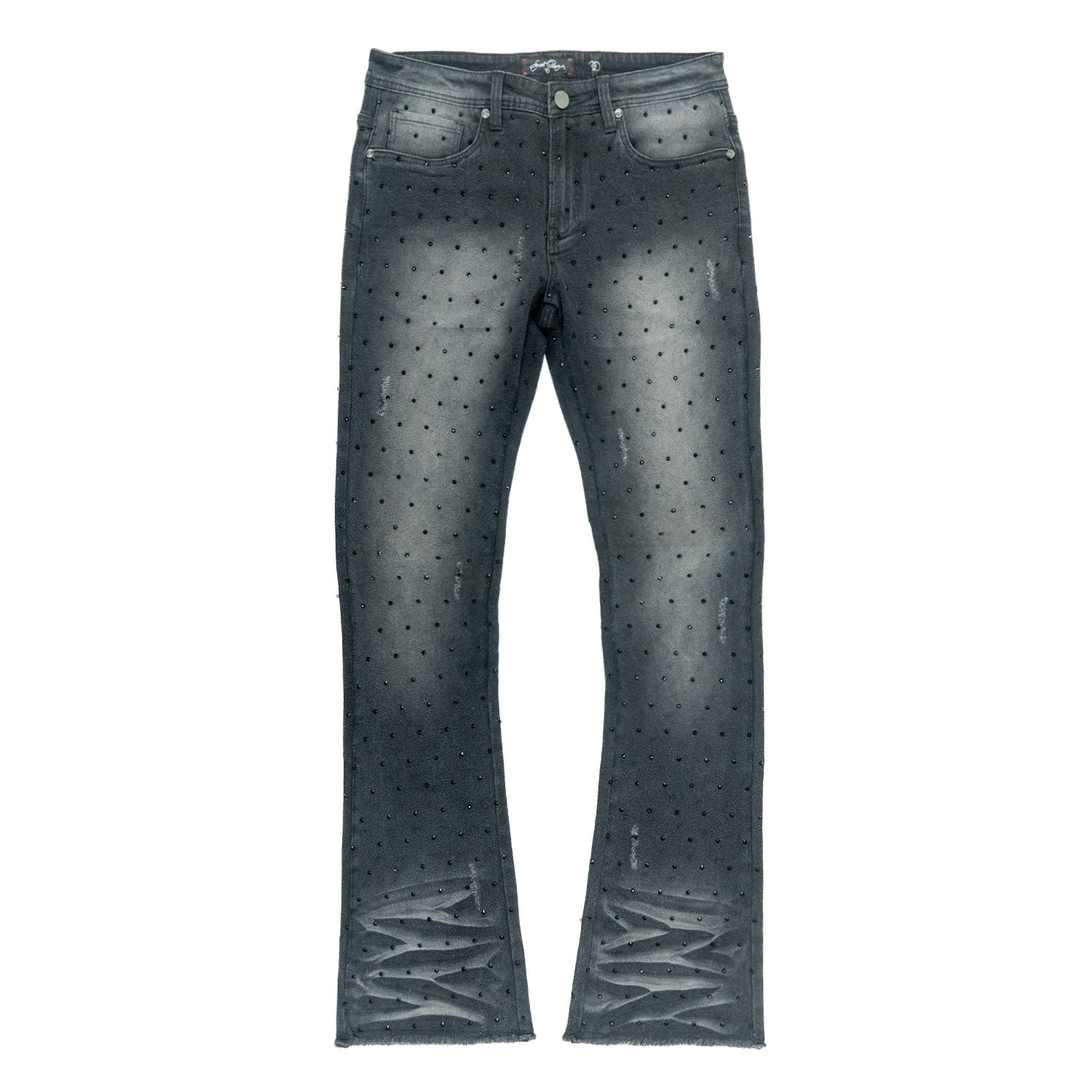 F1746 Amoto Stacked Pants - Black